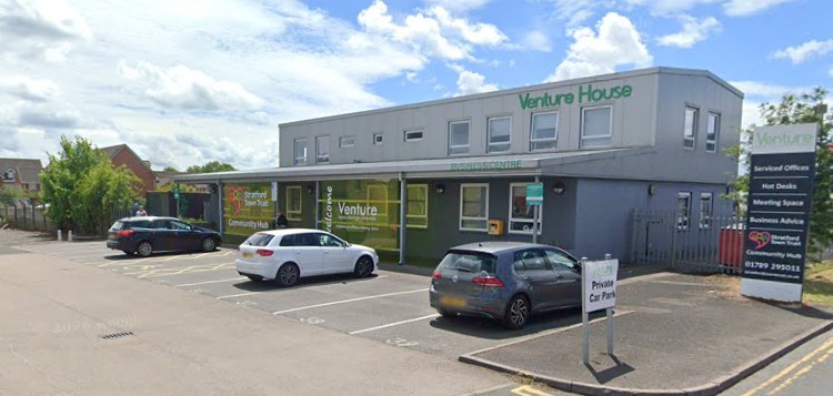 Front gate of Alcester Children and Family Centre